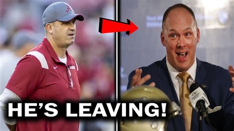 Alabama Coach Bill O'Brien is Leaving!? (Alabama Fans Are ......) - Win ...