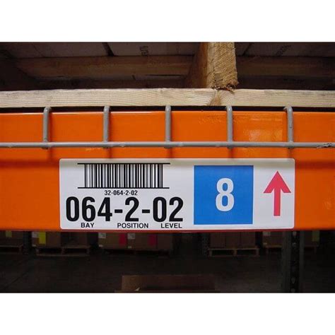 Warehouse Pallet Rack Labels – All Barcode Systems