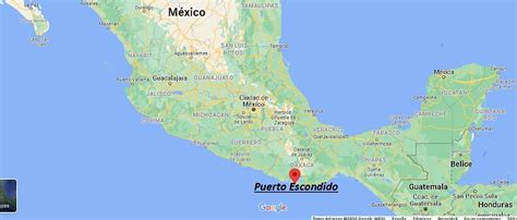 ¿Dónde está Puerto Escondido Mexico? Mapa Puerto Escondido - ¿Dónde está la ciudad?