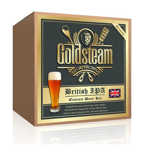 British IPA Extract Beer Kit Recipe - 5 Gallon Beer Making Kit