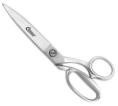 CLAUSS Fabric Shears, Multipurpose, Offset, Right-Hand, Steel, 4 1/2 in ...