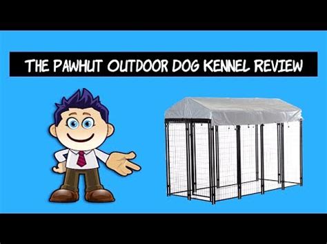 🐶 Best PawHut Outdoor Covered Dog Box Kennel Dog Crate Re… | Flickr