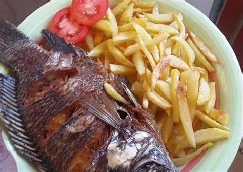 Fish with Fried Chips Recipe by Martin Omollo - Cookpad