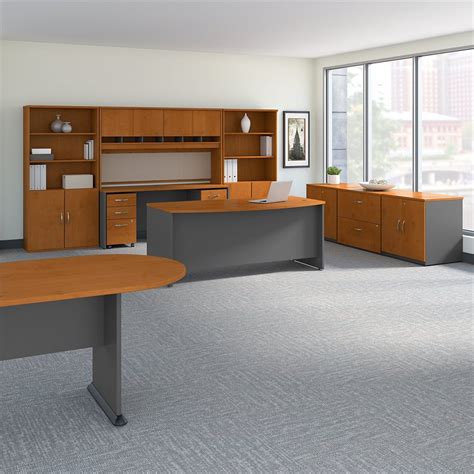 Bush Business Furniture Series C Executive Office Suite with Storage ...