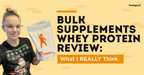 Bulk Supplements Whey Protein Review: What I REALLY Think - FeastGood.com