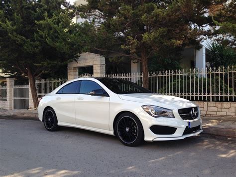 My new white CLA 200 (with AMG Package)