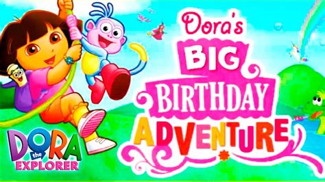 Dora the Explorer: Dora's big birthday adventure. Games for kids - YouTube