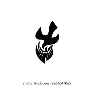 Holy Spirit Fire Art Icon Art Stock Vector (Royalty Free) 2266647065 ...