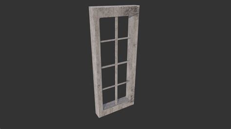 Wooden Window Frame - Download Free 3D model by RubaQewar (@RubaQewar ...