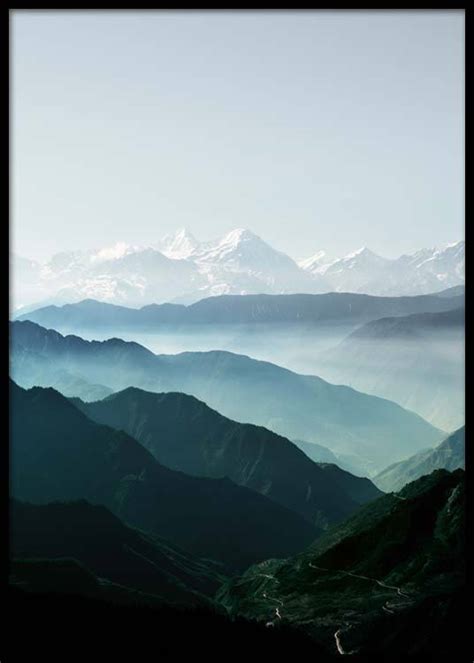 Scenic Mountains Poster