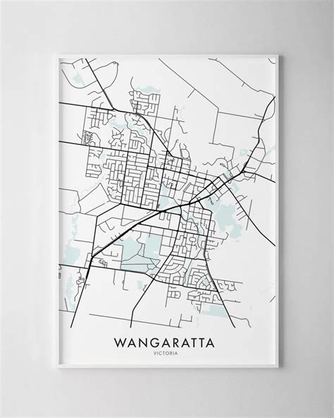 Wangaratta VIC Map Print - Chelsea Chelsea