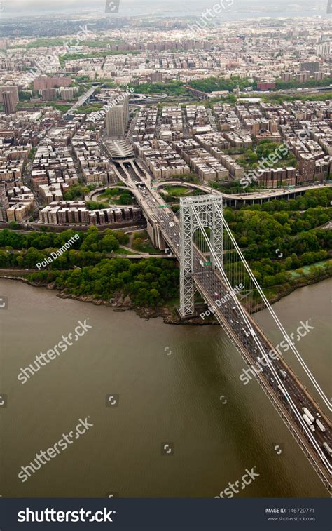 George Washington Bridge Manhattan Aerial View Stock Photo 146720771 - Shutterstock