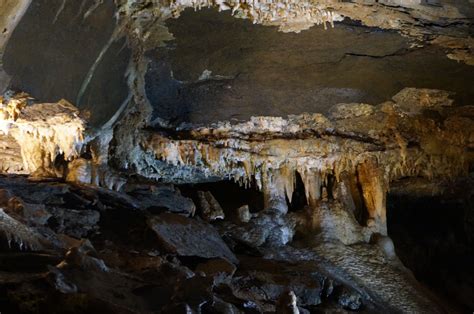 Lost River Caverns, PA. Lost River Cavern is named for the stream which runs through the cave ...