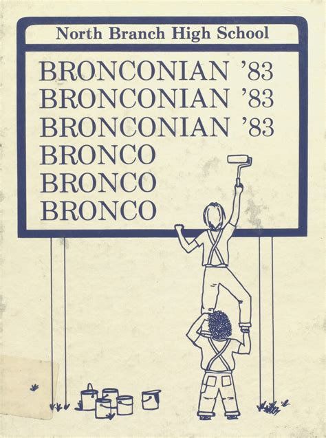 1983 yearbook from North Branch High School from North branch, Michigan for sale