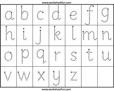 Small Abcd Writing Practice