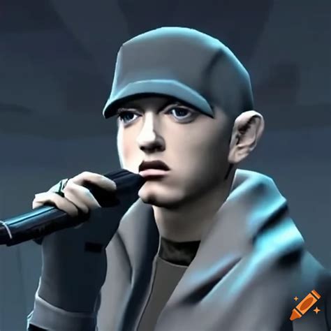 Eminem featured in super smash bros melee level