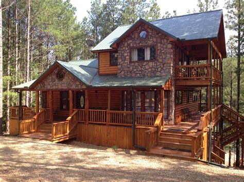 Luxury Log Cabins | Broken Bow Adventures Oklahoma Luxury Log Cabins Rentals - LakeFront ...