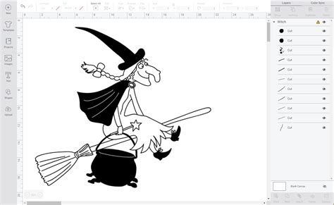 Room on the Broom Cut File SVG DXF PNG Cricut Silhouette - Etsy UK