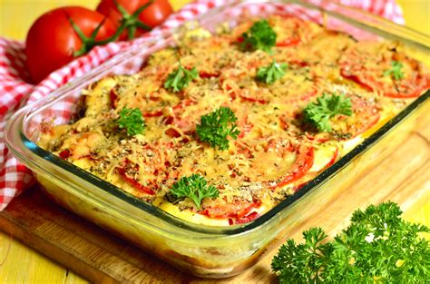 Gratin courgette et tomate au fromage de chèvre | Cuisine AZ