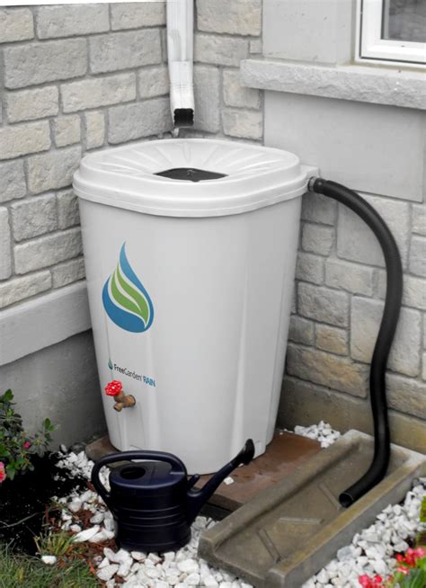 Rain Water Barrel Drum Plastic Collection Storage Garden 55 Gallon ...