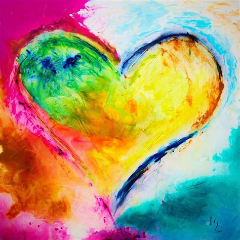 Easy Paintings Of Hearts