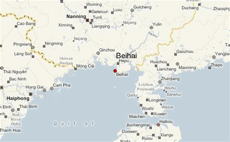 Beihai China Map