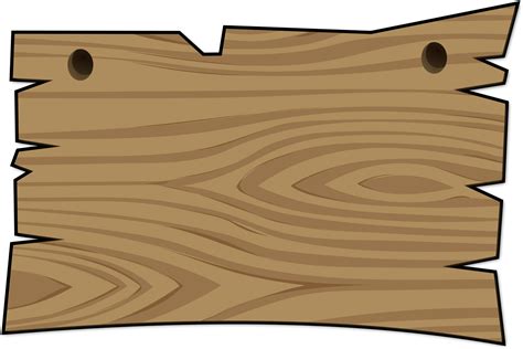 Wood Board Clipart