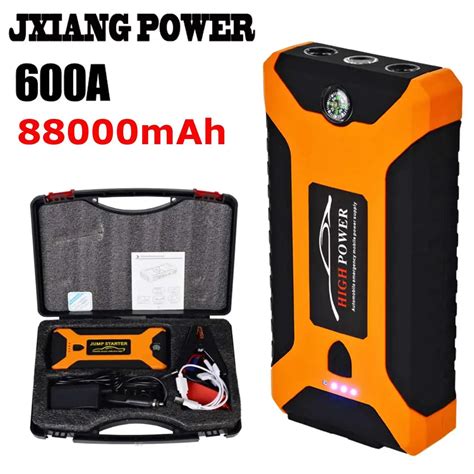 88000mAh Super Power Car Jump Starter Power Bank 600A Portable Car ...