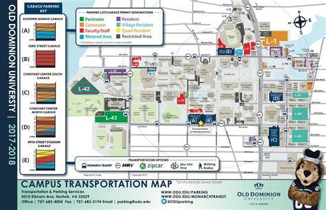 Odu Campus Map Printable