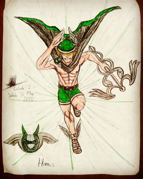 Hermes, God Of Speed (My version) by Whiteshadow51 on DeviantArt