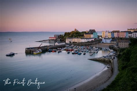 Harbour Sunset Tenby | Buy Canvas Prints | The Prints Boutique