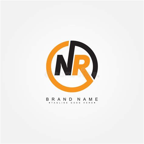 Initial Letter NR Logo - Simple Business Logo Stock Vector ...