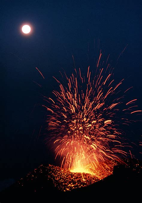 Volcano At Night Photograph by Dr Juerg Alean - Fine Art America