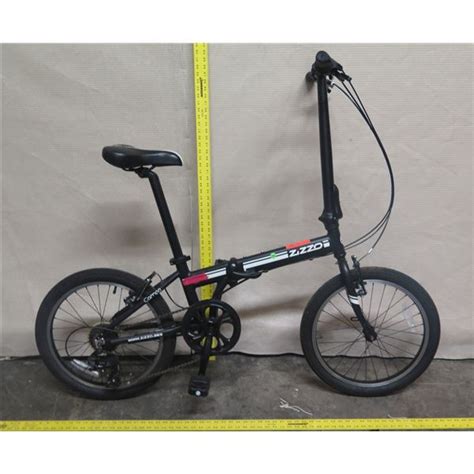 ZiZZO Campo Black Folding Bike - Oahu Auctions