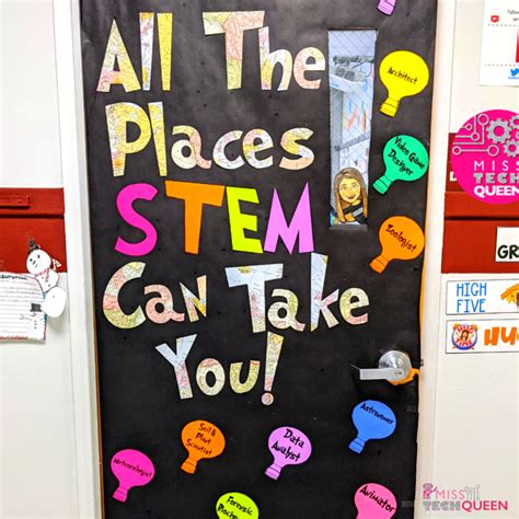 6 STEM Bulletin Board Ideas to Use in Your Classroom This Year - Miss Tech Queen