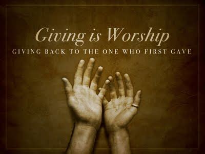 Giving As An Act Of Worship — Worship Quest Ministries