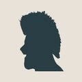 Image of mohawk silhouette | CreepyHalloweenImages