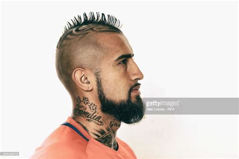 Luxury Arturo Vidal of Chile during Arturo Vidal hairstyle 2018 - Hair ...