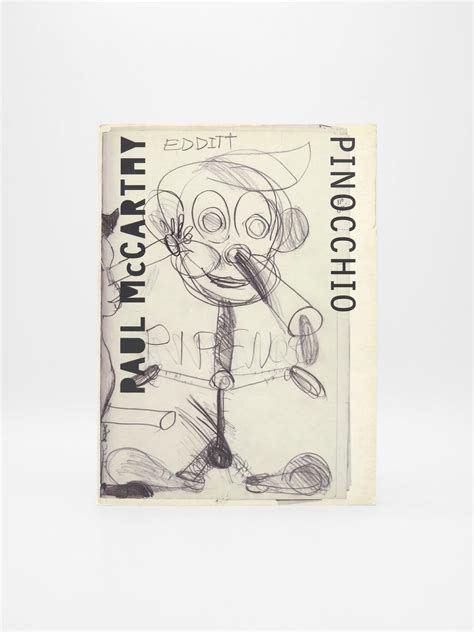 Paul McCarthy, Pinocchio | KARMA Bookstore