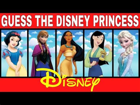 Can You Guess the DISNEY PRINCESS | FUN PUZZLES AND QUIZZES