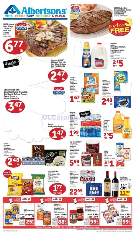 Albertsons Weekly Ad January 9 – 15, 2019. View the Latest Albertsons ...