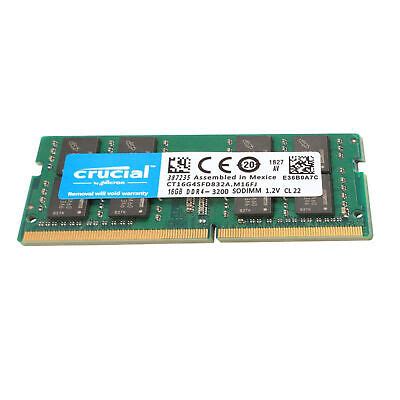 CRUCIAL DDR4 16GB 3200 MHz PC4-25600 Laptop SODIMM Memory RAM 1PCS 16GB 3200 MHz EUR 58,02 ...