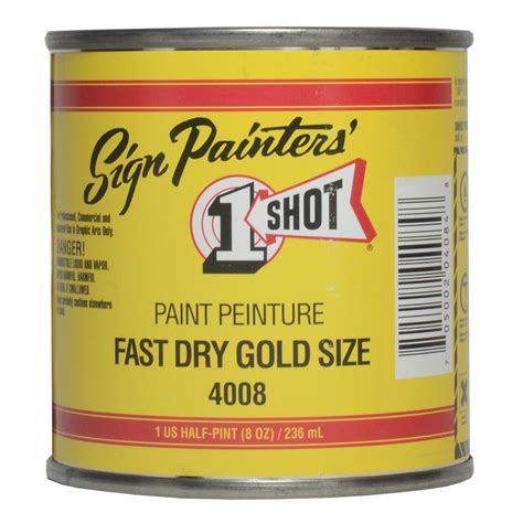 One Shot Paint 4008-Hp Fast Dry Gold Size One Shot Sign & Lettering ...