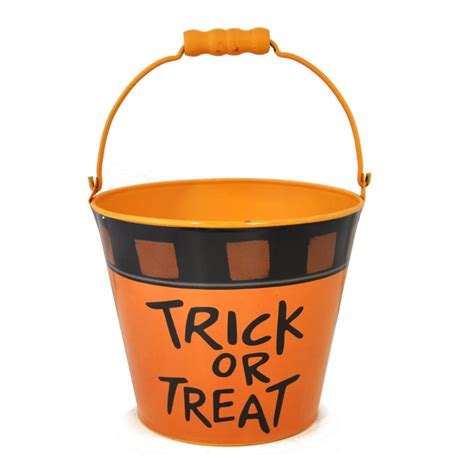 Mini Round Halloween Bucket - Trick or Treat 6in - Walmart.com