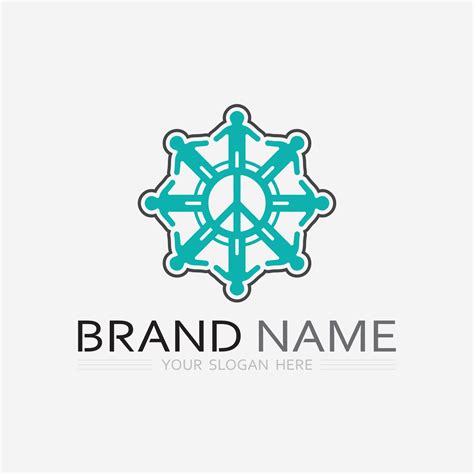 peace logo and design vector illustration concept design 34909012 ...