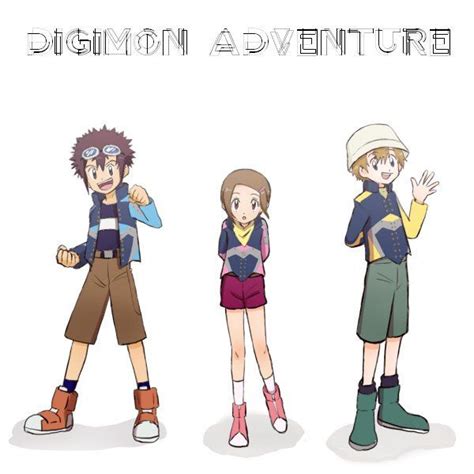 Kari and Tk and Davis | Digimon adventure 02, Digimon adventure, Digimon adventure tri