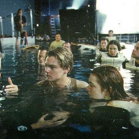 Kate Winslet + Leonardo DiCaprio behind the scenes of Titanic(1997) | Leonardo dicaprio ...