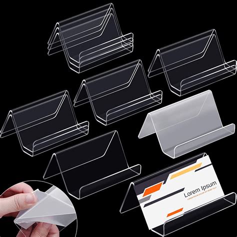 Amazon.com : Outus 12 Pieces Business Card Holder, Clear Acrylic ...