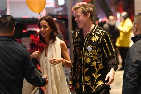 Brad Pitt Celebrates 60th Birthday with Girlfriend Ines De Ramon ...