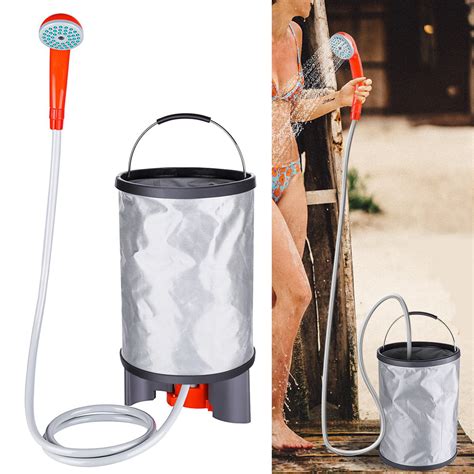 10 in 1 Portable Camping Shower Kit, Handheld Outdoor Shower Rechargeable Camping Showerhead ...